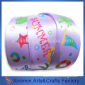 wholesale Various printed logo decorative webbing satin ribbon